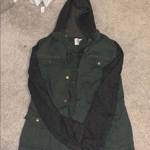 army green jacket